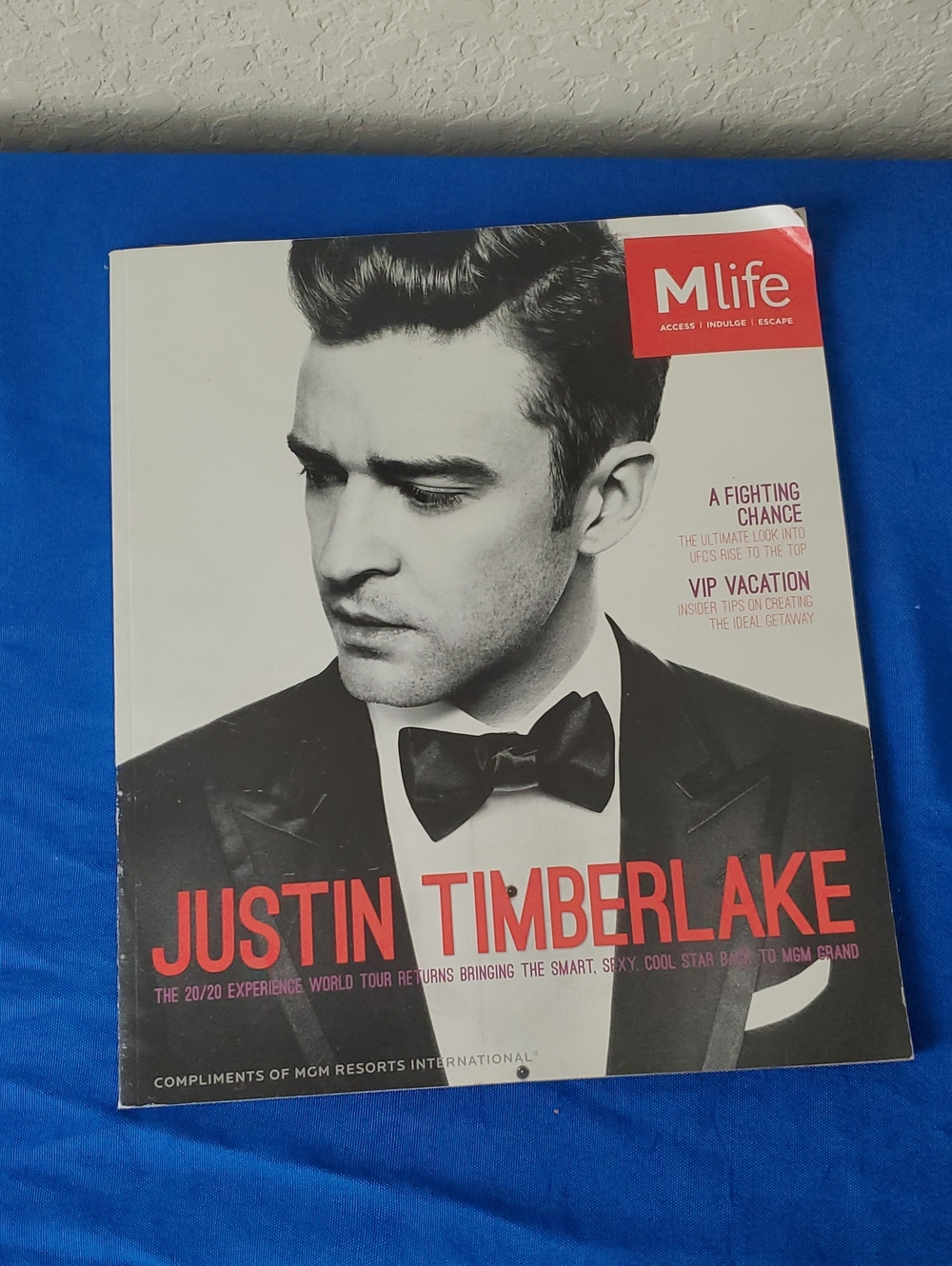 Justin Timberlake M Life Magazine Spring 2014 20/20 Experience Tour Issue